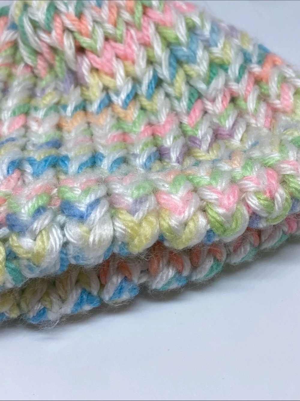 Pastel Multicolor Knit Baby Beanie - Kids Accessories